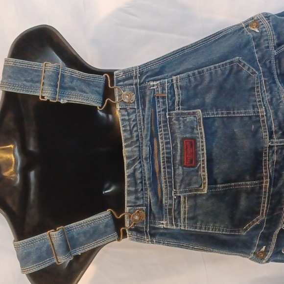 Five Brother Denim Overalls, 38x32 - Picture 2 of 8